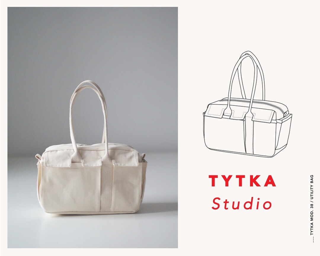 Utility Bag Canvas Tote Sewing Pattern Bag PDF Pattern ONE SIZE Etsy Utility Bag Canvas Tote Sewing Pattern Bag PDF Pattern ONE SIZE Etsy