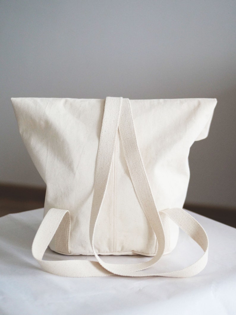 Big Bucket Bag Canvas Backpack Canvas Bag Sewing Pattern Etsy