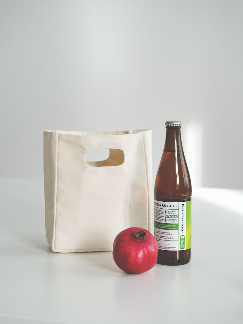 Simple Lunch Bag Tote Bag 2 SIZES PDF Pattern Etsy