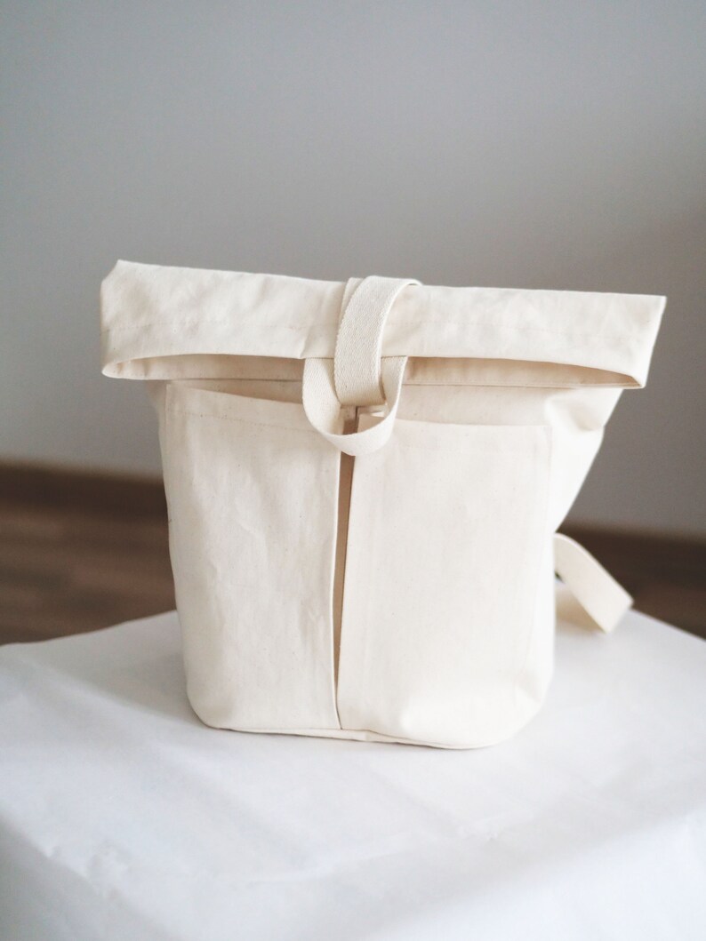 Big Bucket Bag Canvas Backpack Canvas Bag Sewing Pattern Etsy