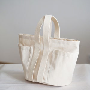 Caddy Tote Bucket Bag Canvas Bag Sewing Pattern Shopping Bag Pattern ...