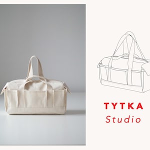 Reisetasche | Canvas Tasche | Traveller Seesack | Schnittmuster | Tasche PDF Nähanleitung | ZWEI GRÖSSEN