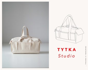 Traveller Bag | Canvas Bag | Traveller Duffle | Sewing Pattern | Bag PDF Pattern | TWO SIZES