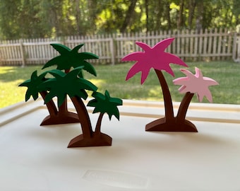 Tropical PALM Tree Decor, stand up decorations