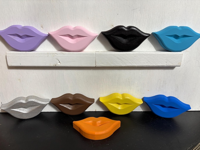 Lips, Wood Cutouts, XOXO - Etsy