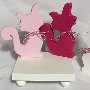 Wood CATS/Kitties / Cat Lover decor