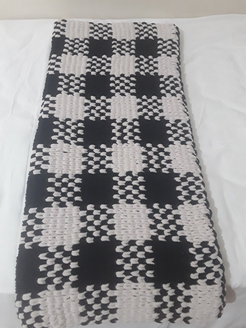 Buffalo Jump White Hooded Blanket