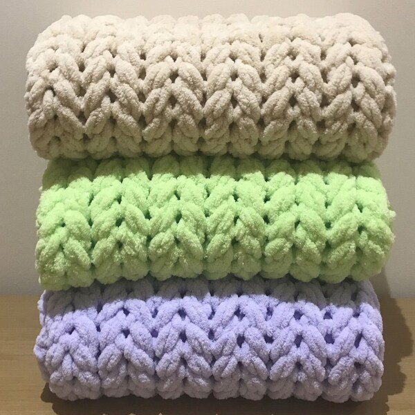 Lavender Blanket Etsy