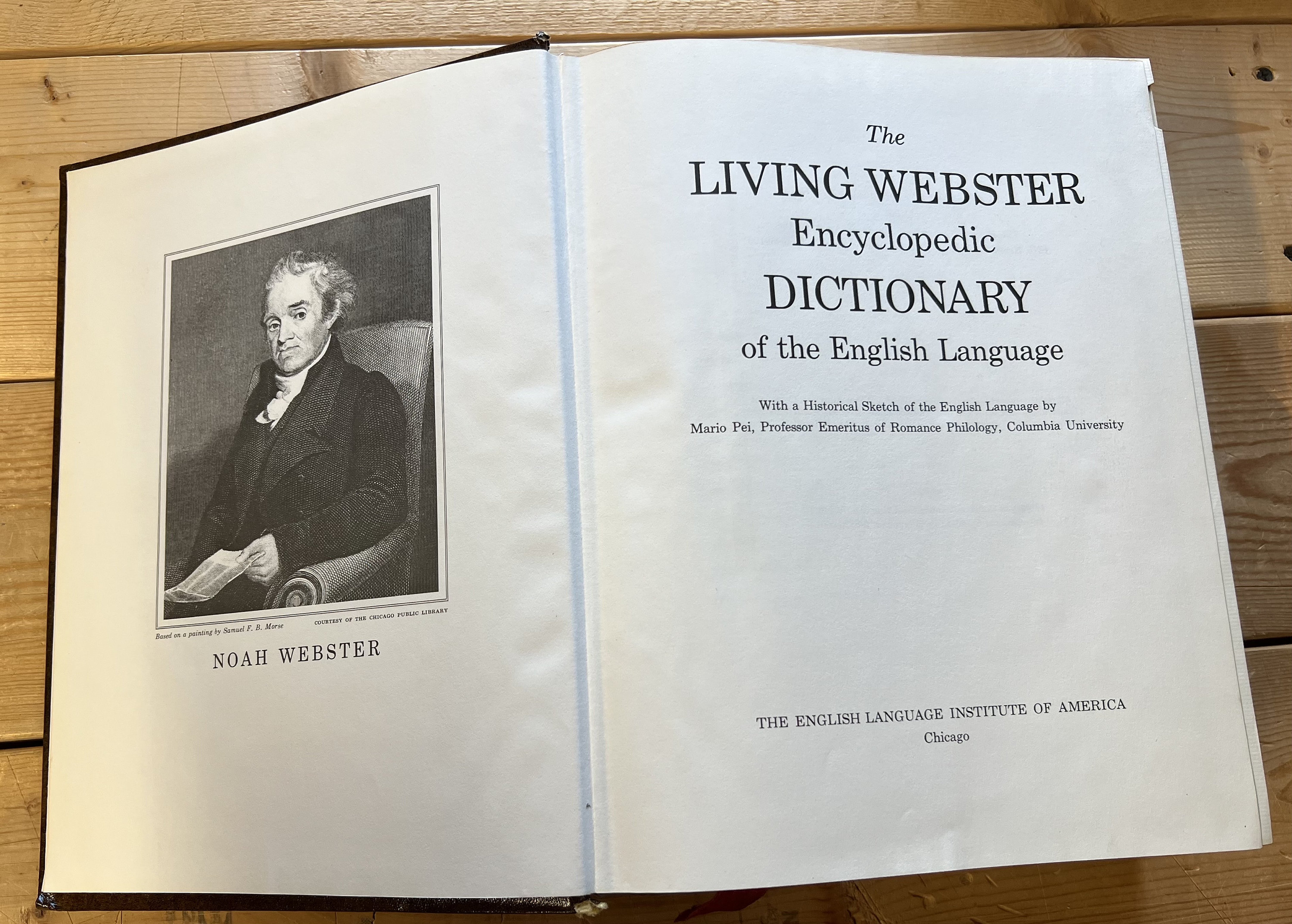 1977 the Living Webster Encyclopedic Dictionary of the English