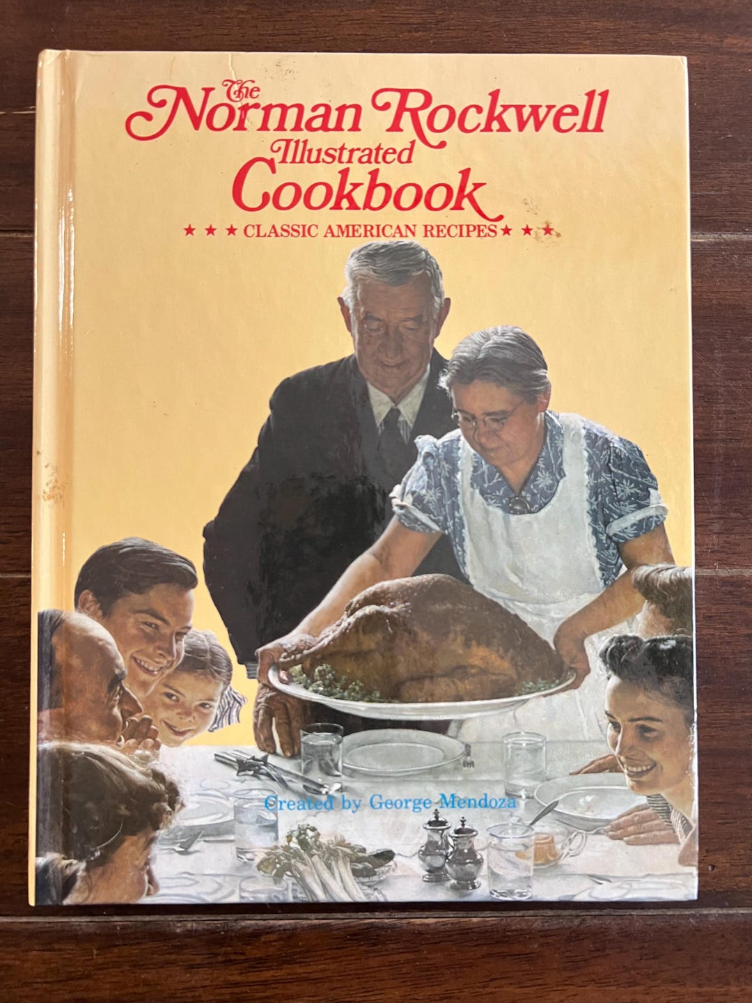 1987 the Norman Rockwell Illustrated Cookbook Classic American Recipes ...
