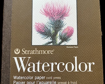 Strathmore® 400 Series Watercolor Paper | 12 Sheets Book Bound | 140 lb | Painting Supplies | Made in the USA | Cold Press | 5.5in x 8.5 in