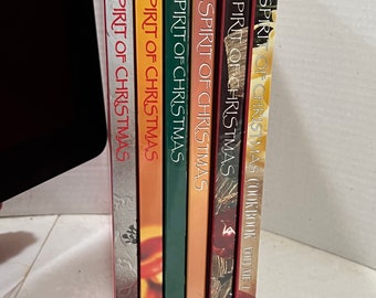 1998-2004 Leisure Arts | The Spirit of Christmas Books | Cookbook Volume 4, Craft Books Cookbooks 12, 15, 16, 17 and 18 | Vintage