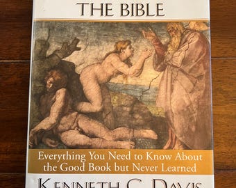 1998 Don’t Know Much About The Bible by Kenneth C Davis Hardcover Vintage Book