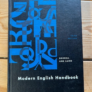 1962 Modern English Handbook Third Edition Gorrell and Laird Prentice-Hall Hardcover Vintage Book