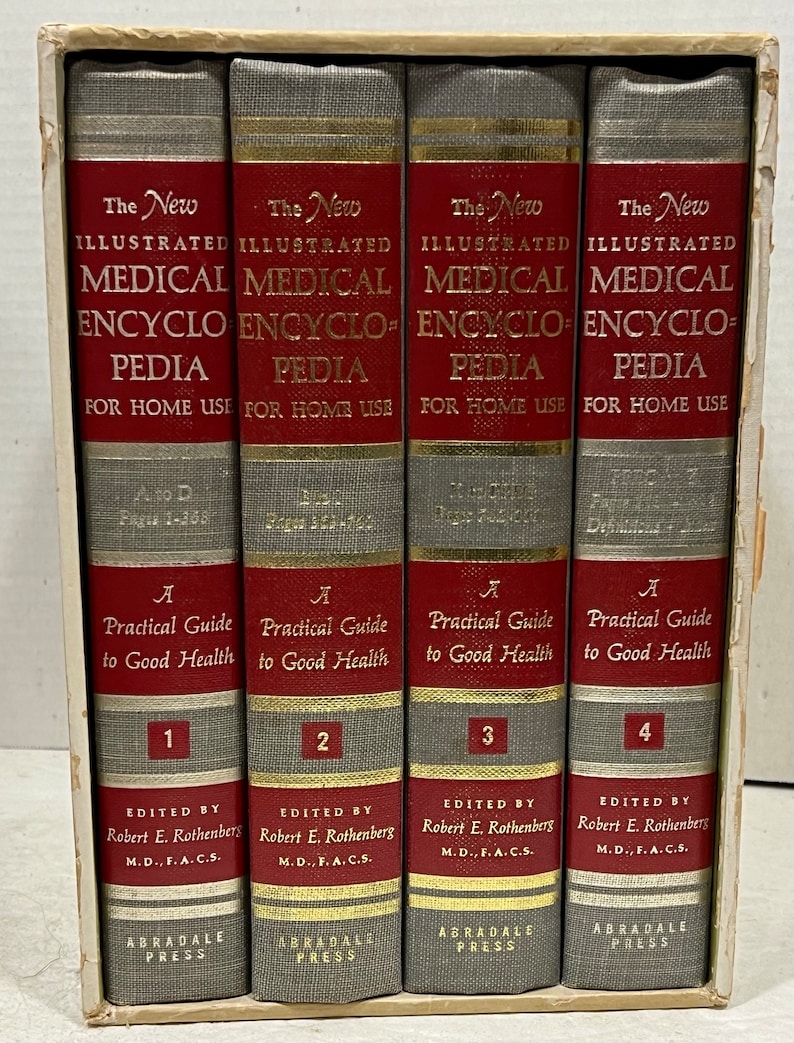 1967 the New Illustrated Medical Encyclopedia for Home Use SET OF 4 ...