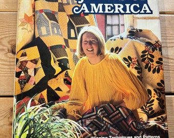1979 Erica Wilson’s Quilts of America Hardcover Vintage Craft Book