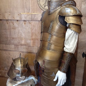 Leather Pattern for Fantasy Knight Armor | DIY Leathercrafting Template for Cosplay and LARP
