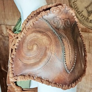 Woman Armor Leather Pattern | Female Druid LARP | Patterns & Instructions image 10