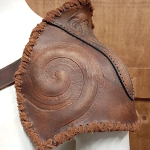 Woman Armor Leather Pattern | Female Druid LARP | Patterns & Instructions image 9