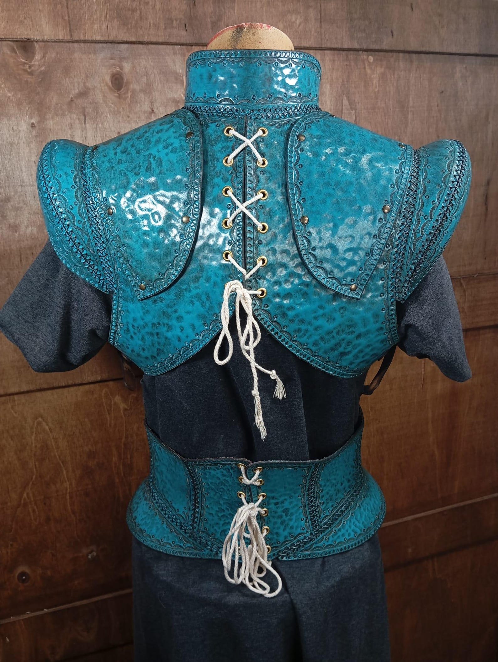 Leather Female Armor Easy to Make Leatherworking Instructions - Etsy