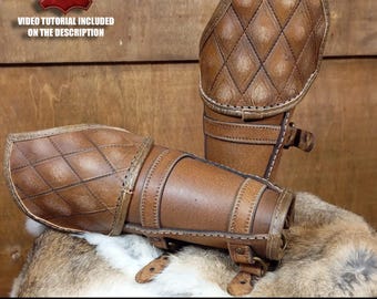 Bracer leather pattern | DnD Rogue armor | DIY instructions
