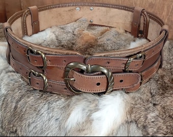 Leather pattern belt | LARP medieval | DIY instructions