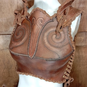 Female Armor Leather Pattern | Druid LARP | Pattern & Instructions image 5