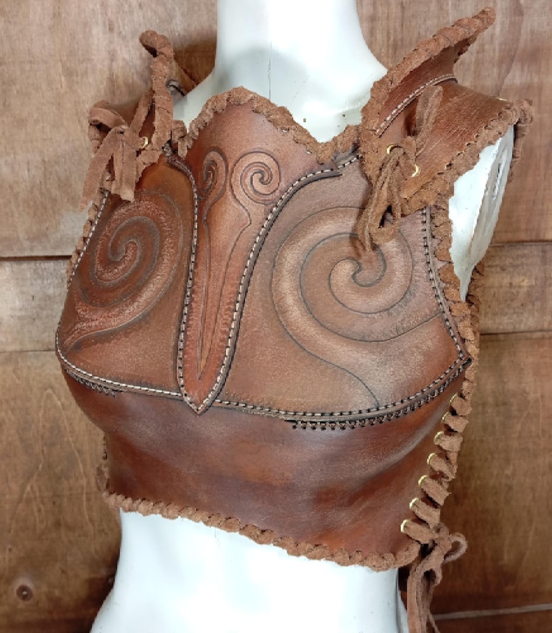 Female Armor Leather Pattern | Druid LARP | Pattern & Instructions image 5