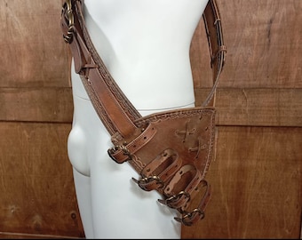 Baldric leather pattern | Steampunk musketeer | DIY instructions