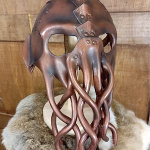 Cthulhu Mask Leather Pattern | Kraken Cultist | Pattern & Instructions image 3