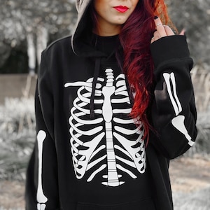 Skeleton Hoodie Etsy UK