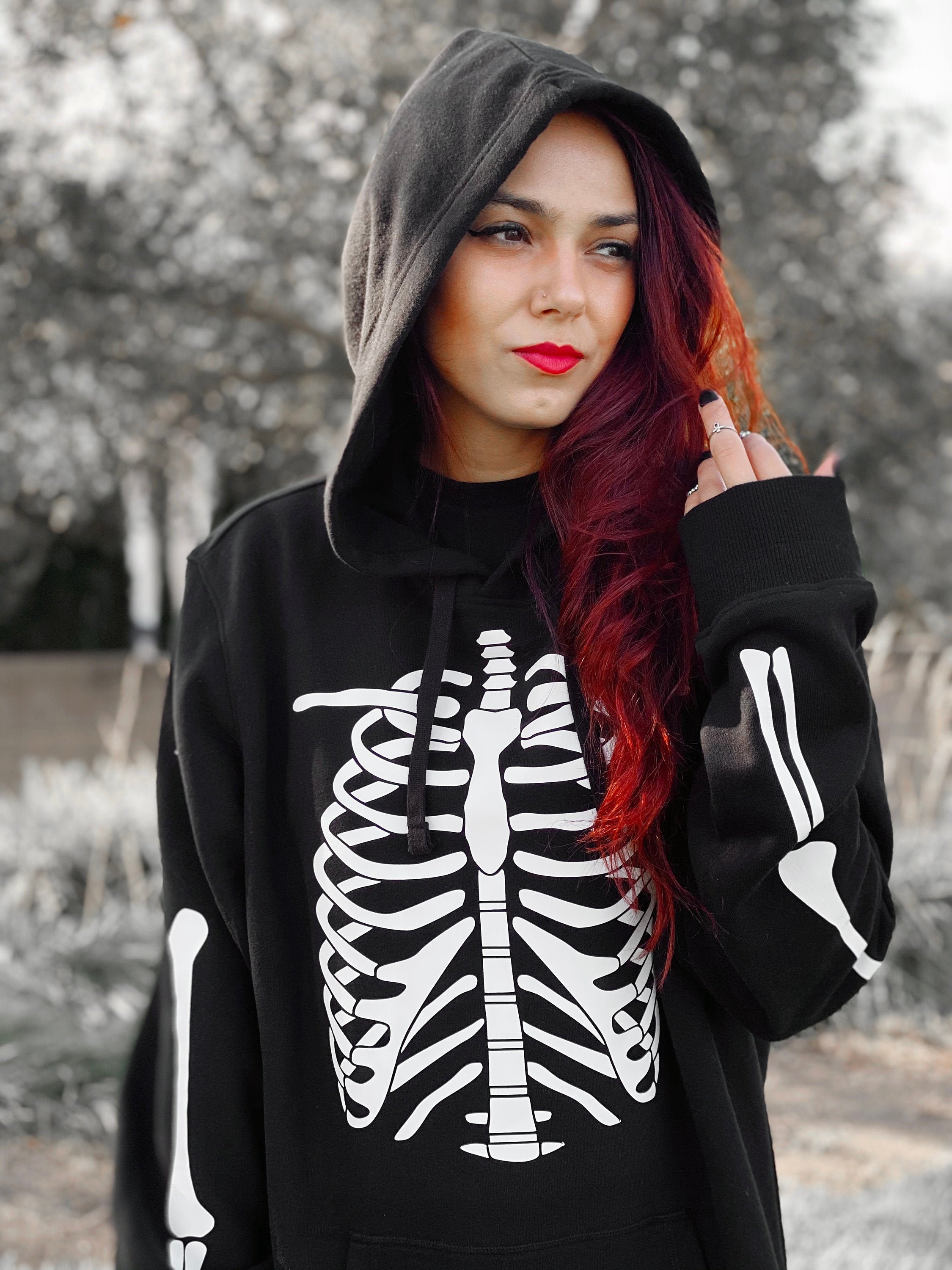 Skeleton Hoodie - Etsy