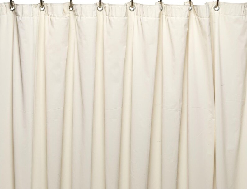 Extra Heavy Vinyl Shower Curtain Liner 72w X 72L Champagne Etsy