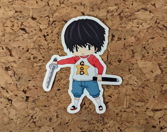 Kotaro Lives Alone | Sword | Vinyl Decal Glossy Sticker