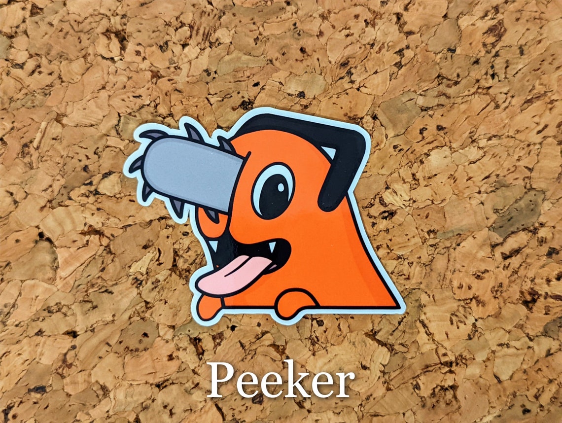 Chainsaw Man POCHITA Devil Dog Anime Peeker Vinyl Etsy Ireland