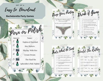 Bundle Package | Bachelorette Printable Party Games | Digital Version