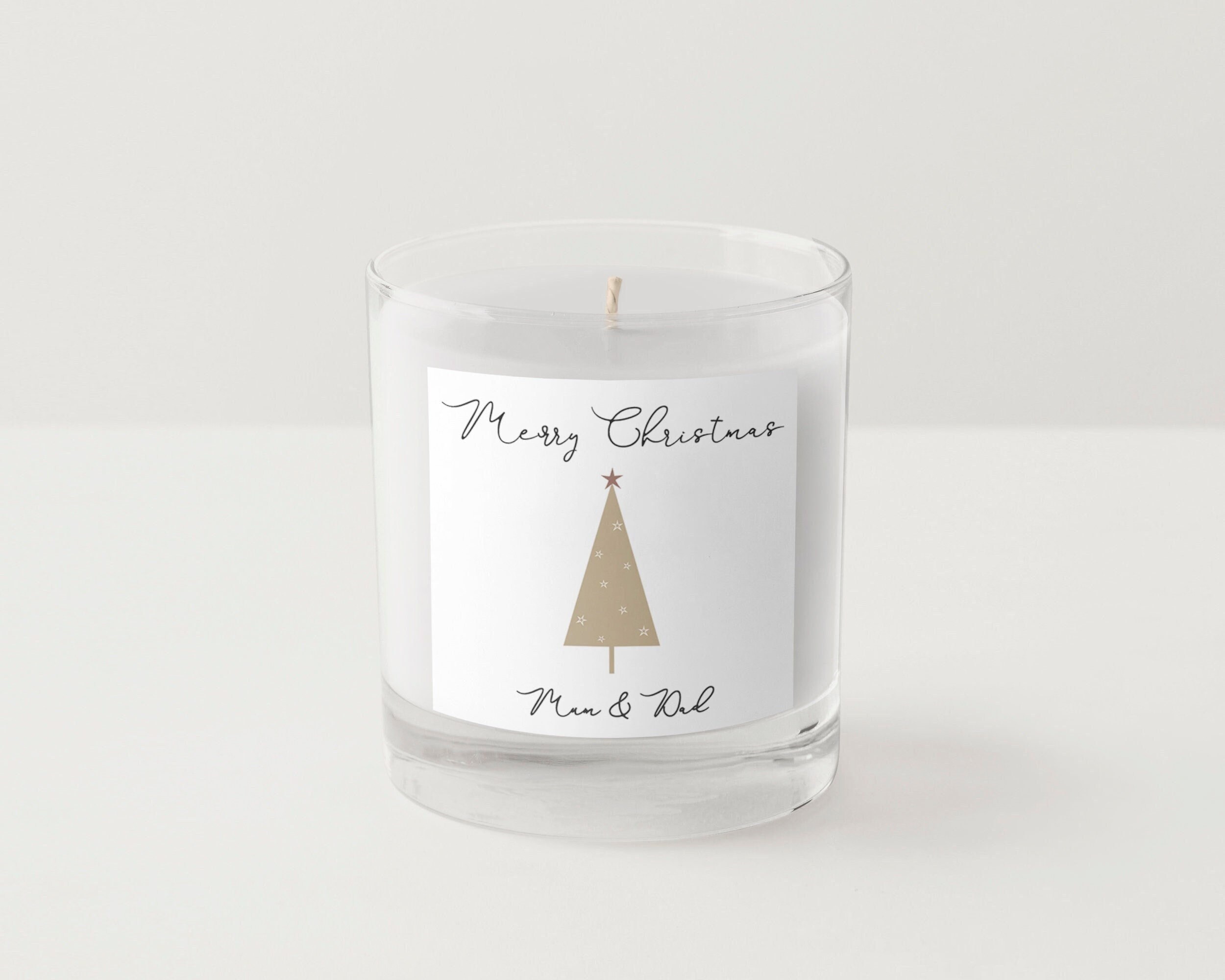 Personalised Scented Candles Candle Gifts Christmas Gift Etsy UK