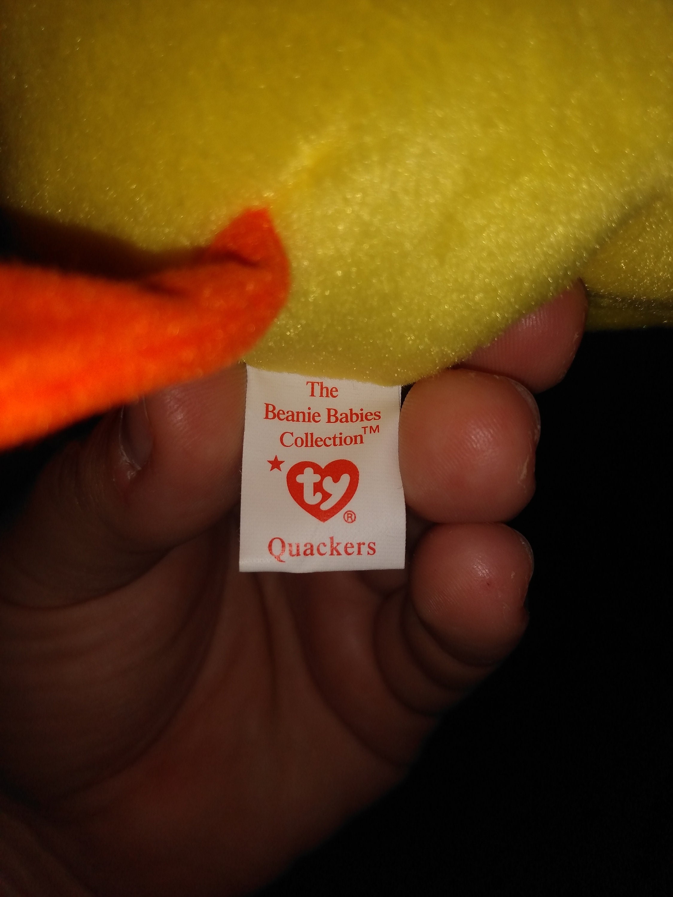 Ty Beanie Babies Quackers 1994 Ultra RARE Etsy