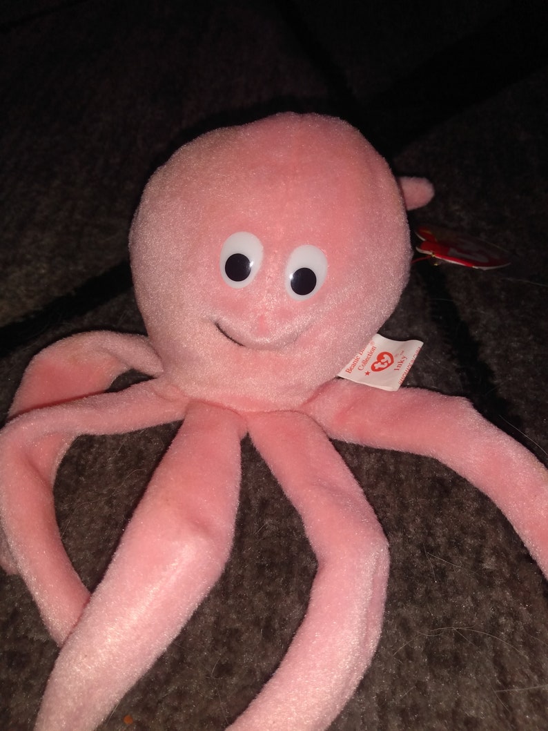 Ty Beanie Babies Inky 1994 Rare With Errors Mint Condition - Etsy