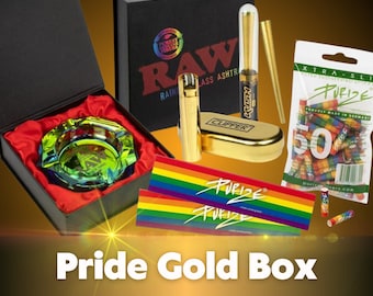 Gayschenk für Raucher "Pride Gold Box"