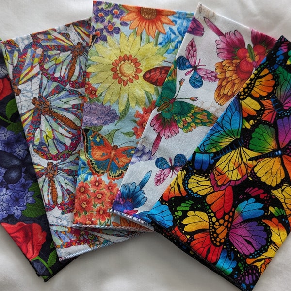 Butterfly Themed Napkins - Dinner Napkins Set of 2 or 4