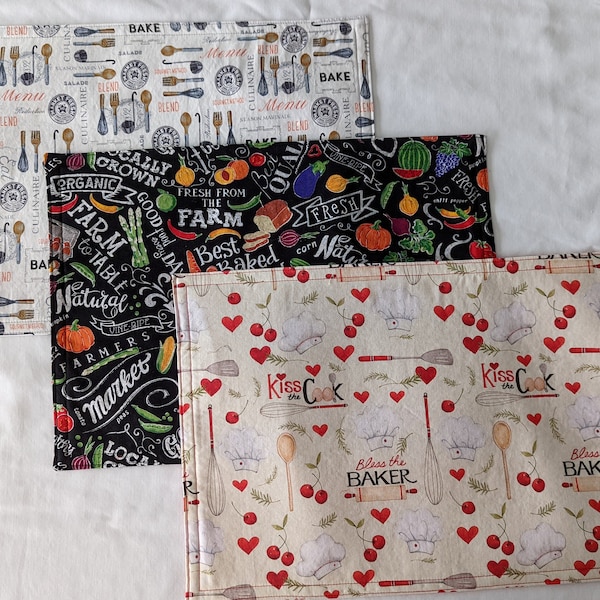 Reversible Placemats Etsy