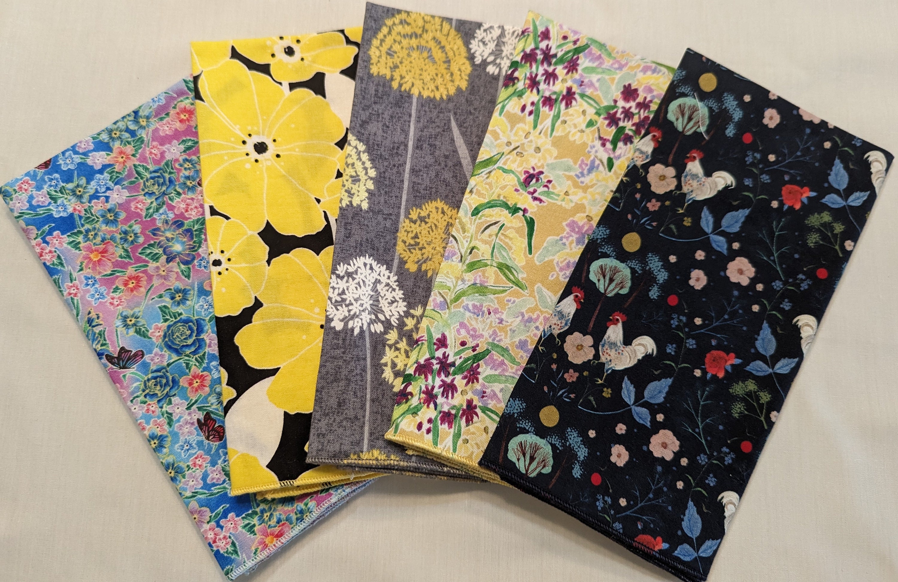 Dinner Napkins - Floral Print Cotton Napkins