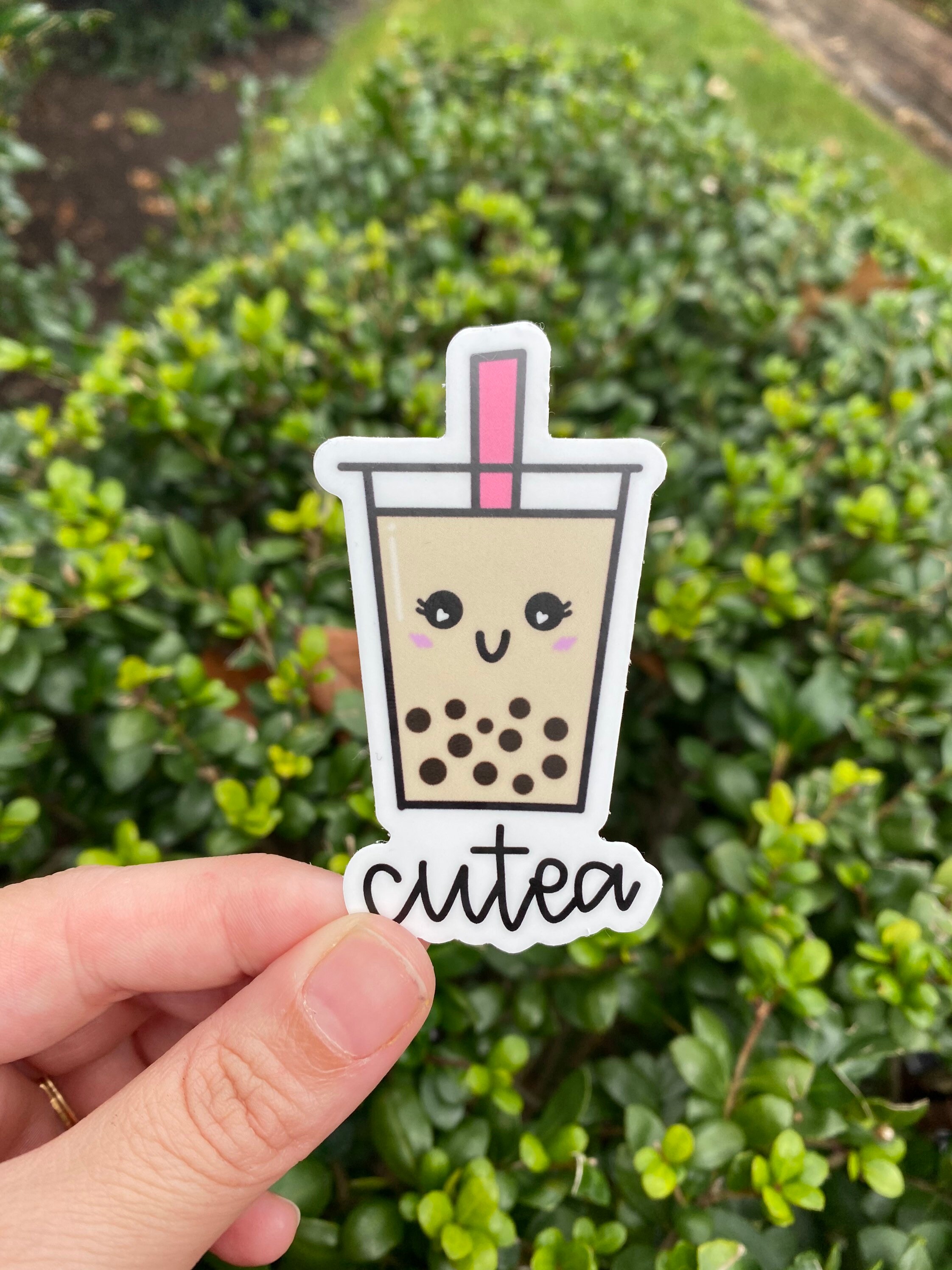 Bubble Tea Boba Kawaii BFF Sticker Besteas Cutea Etsy