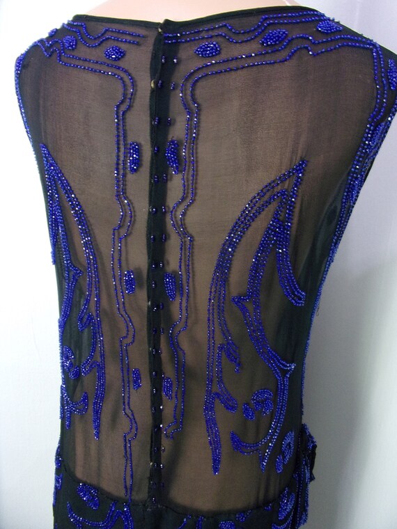 Antique 1920s Dress, 1920s Flapper Dress, 1920s B… - image 6