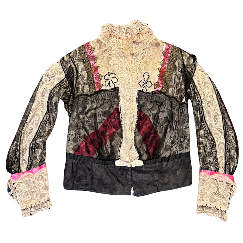 Sia Embroidered Blouse, Antique Floral Lattice main image 0