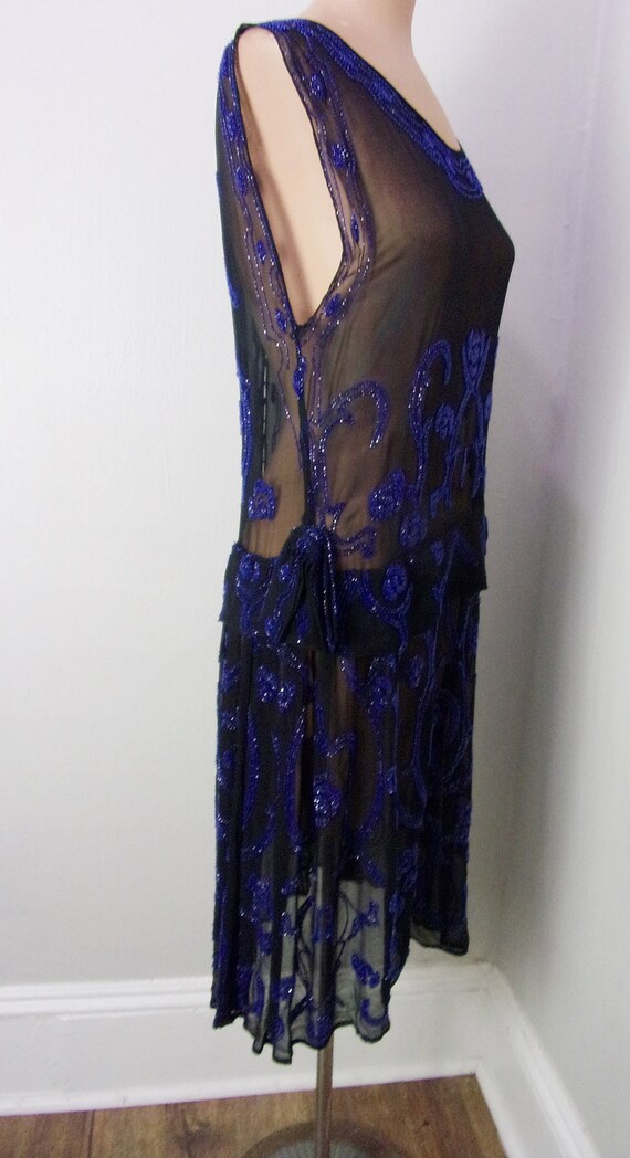 Antique 1920s Dress, 1920s Flapper Dress, 1920s B… - image 7