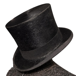 Beaver Hats ビンテージハット Vintage 1910 Beaver Fur Top Hat Antique Men's Lock & Co