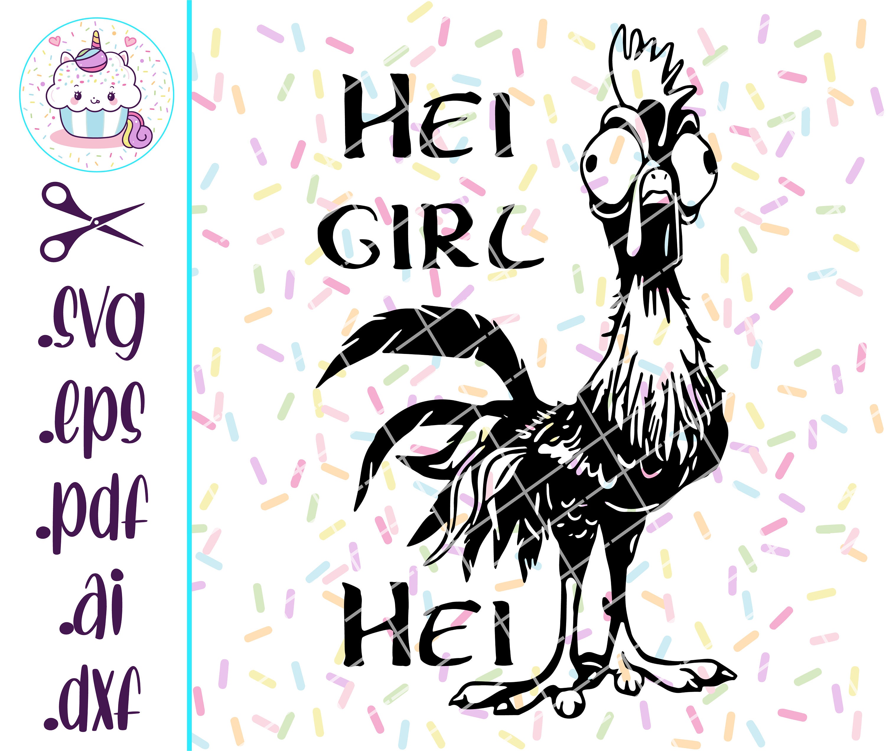 Hei Girl Hei Moana Chicken Vector Digital Download File Svg Etsy Hei Girl Hei Moana Chicken Vector Digital Download File Svg Etsy