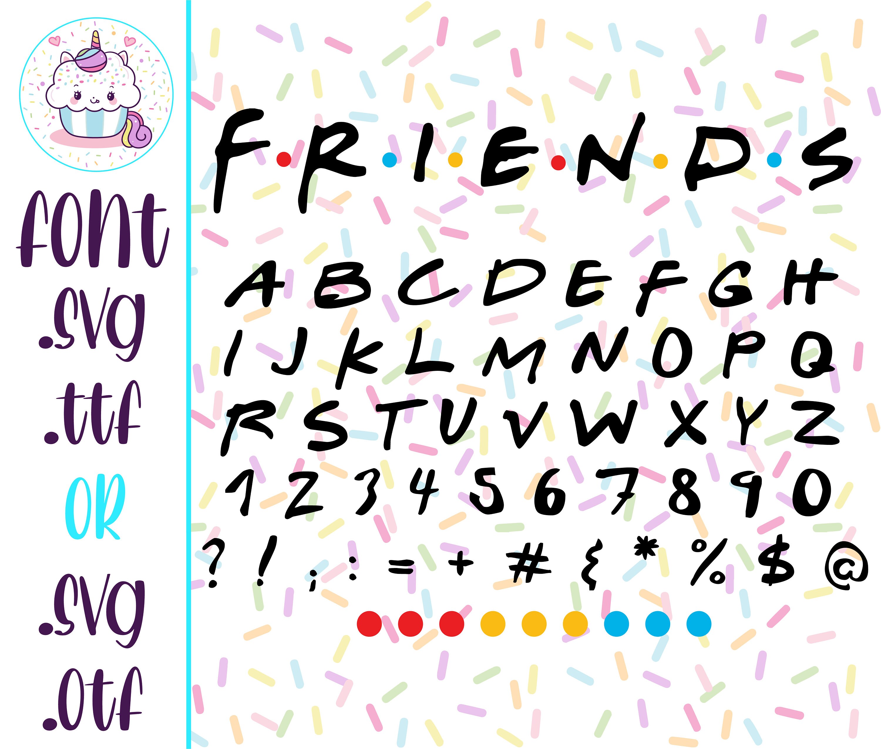 Free Free 63 Friends Alphabet Svg SVG PNG EPS DXF File